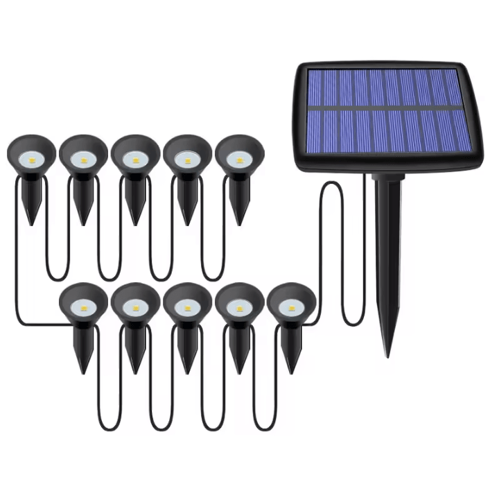 IP65 Solar Pathway Lights - Outdoor Garden and Lawn Landscape Lamps