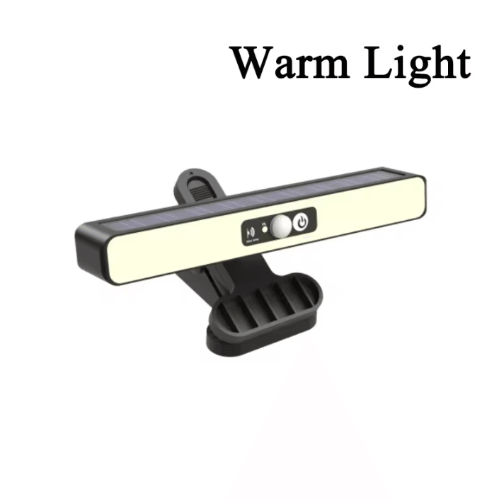36 LED Clip On Solar Motion Sensor Light - Waterproof Outdoor Security Light