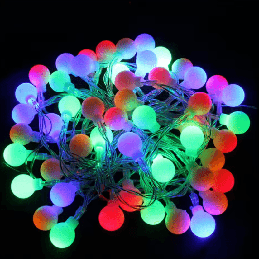 5M/10M LED Ball Fairy String Lights for Christmas and Party Decor
