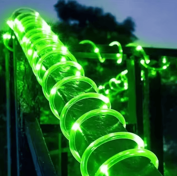 7-32M Solar LED Rope String Lights for Outdoor Garden Decor