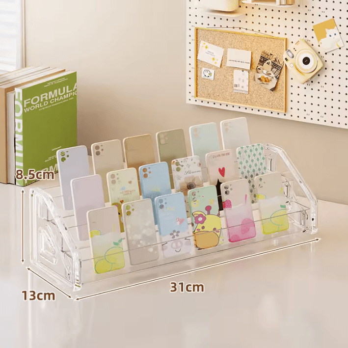 Clear 3 Tier Acrylic Display Riser Stand for Perfume and Collectibles