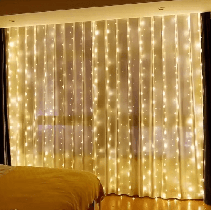 Remote Control USB LED Curtain Fairy Lights