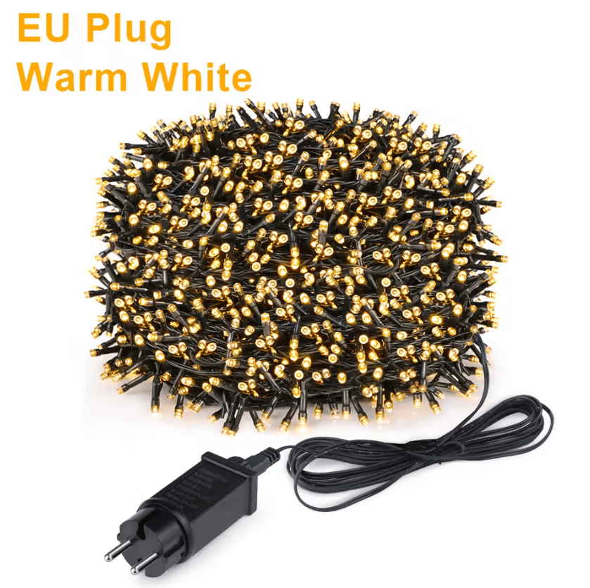 Waterproof LED Christmas Fairy String Lights