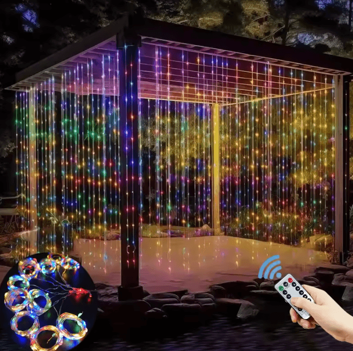 USB Cascading LED Fairy Curtain Lights