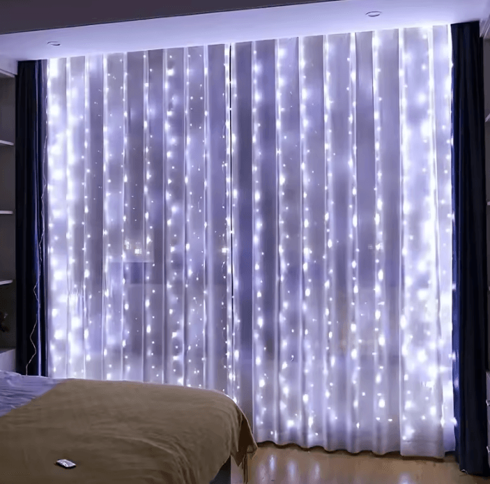 3M 4M 6M USB LED Curtain Fairy Lights with Remote Controls