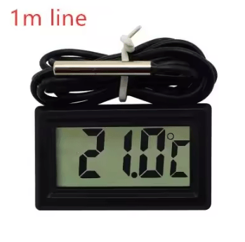 Mini Digital LCD Probe Thermometer for Aquarium and Fridge