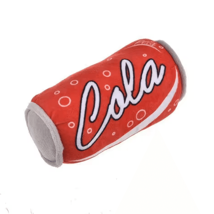 Wine Bottle Plush Squeaky Dog Toy for Interactive Chewing