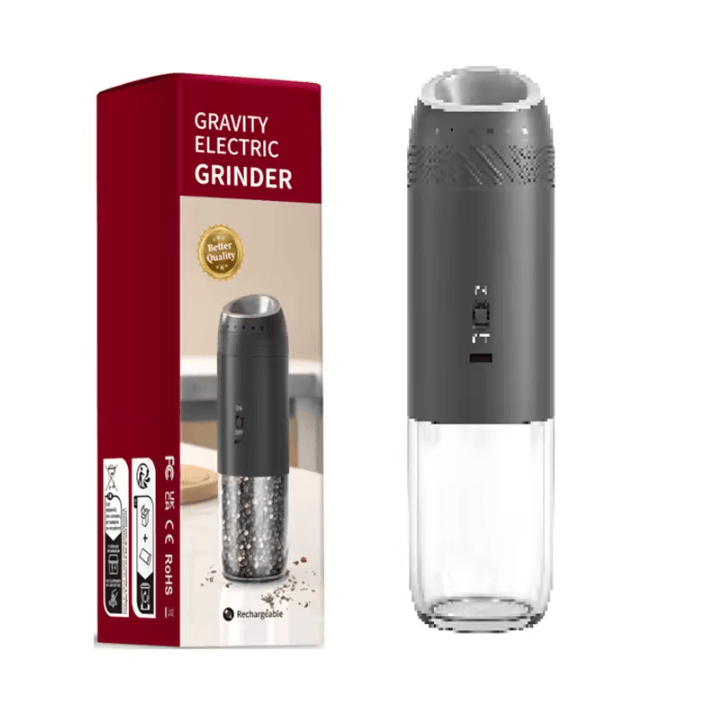 TiltSense Automatic Salt and Pepper Grinder with LED Light
