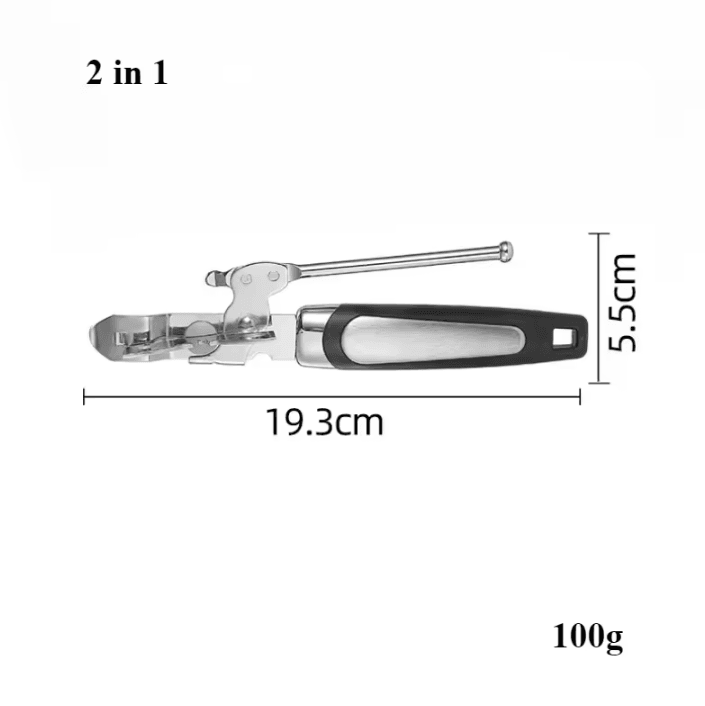 GripPro Multifunctional Stainless Steel Manual Can Opener