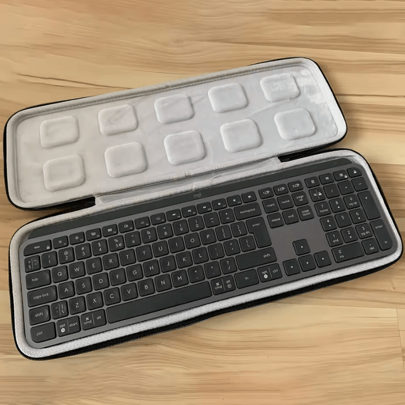 KeyGuard Hard Shell Keyboard Carrying Case for Logitech MX Keys Wireless Keyboard