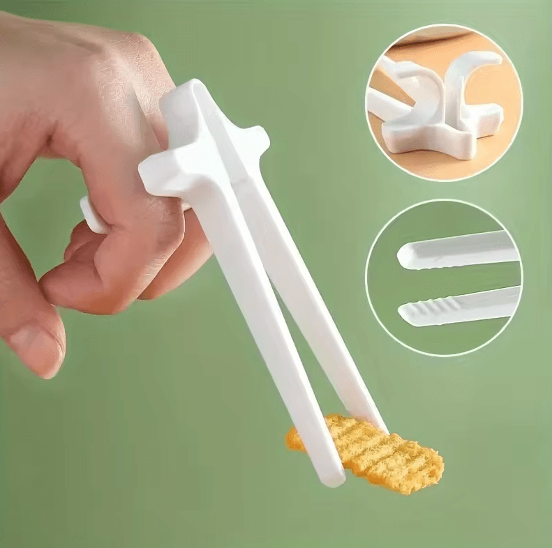 2pcs Non-Contact Multi-Finger Food Gripper Clips Lazy Chopstick and Snack Eating Tool