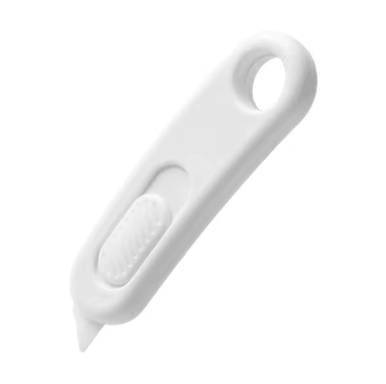 Portable Mini Ceramic Utility Knife with Safe Blade Storage Keychain Magnetic Suction