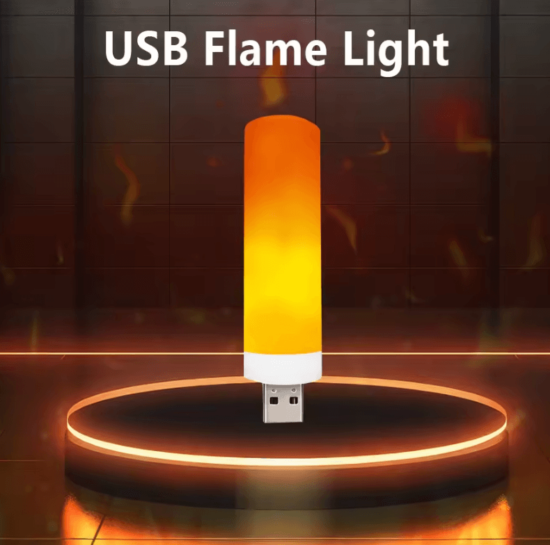 USB LED Flame Light – Dynamic Flickering Fire Effect Atmosph | Inspire ...