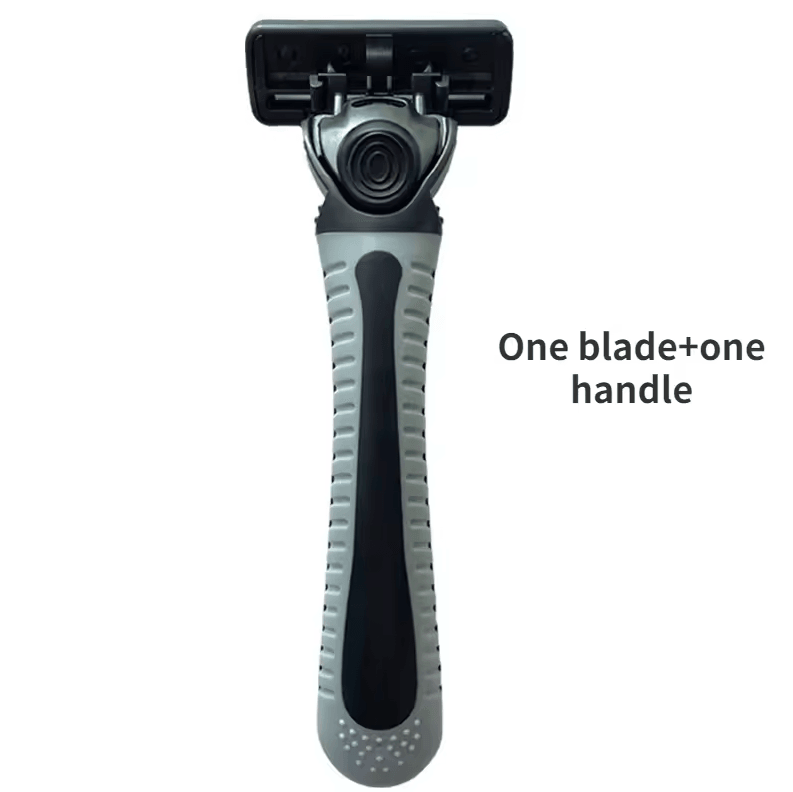 Classic 6-Edge Safety Razor โ Manual Shaver with 27 Replacement Blades for Mens & Womens Hair Removal