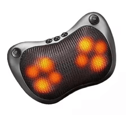 Portable Electric Massage Pillow | Smart Neck, Shoulder & Waist Cervical Massage Pillow for Home & Car