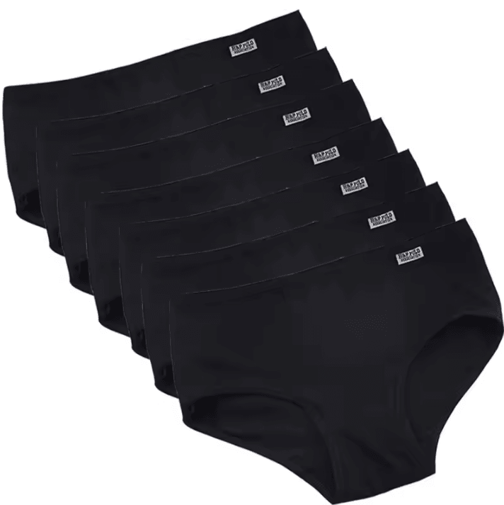 7Pcs Womens Cotton Panties Breathable Plus Size Underwear Briefs (M-4XL)