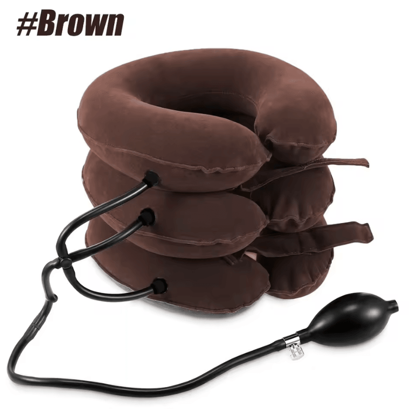 Inflatable Cervical Neck Traction Device for Pain Relief and Alignment Support