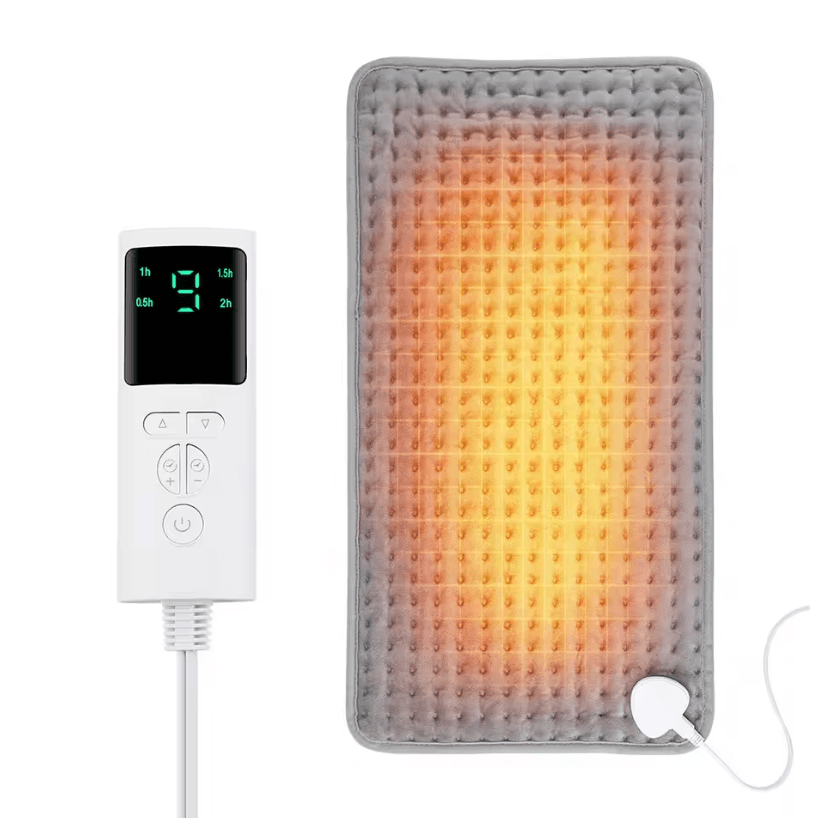 Electric Heating Pad Blanket with 9 Levels, 4 Modes, and Timer for Full Body Warmth