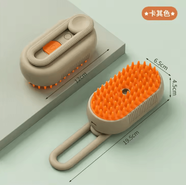 Electric Pet Spray Comb – Electric Hair Removal Comb with Anti-Flying Massage Brush for Cats and Dogs