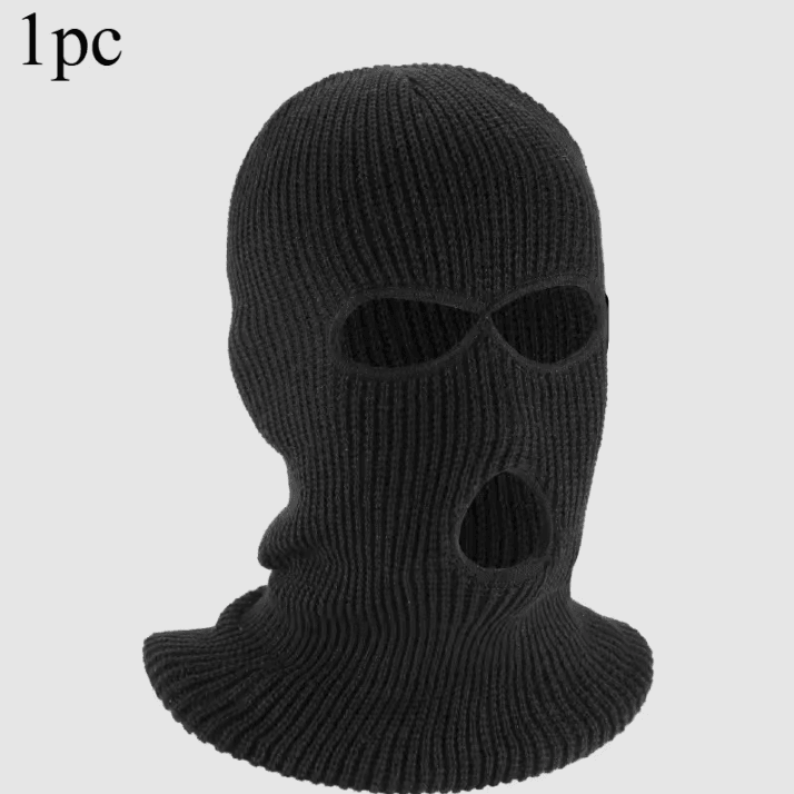 3 Hole Car Seat Headrest Cover – Funny Headrest Ski Mask with Anti-Dust Car Accessory Full Face Protection