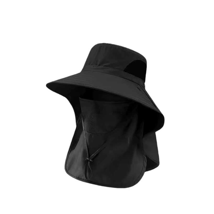 Outdoor UV Protection Breathable Fishing Cap with Neck Protection Waterproof Summer Hat Unisex