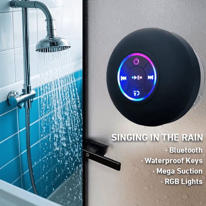 Portable Wireless Bluetooth Speaker with LED Light, IPX4 Wat | Inspire ...