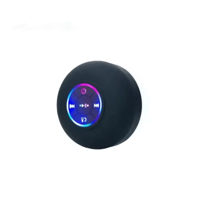 2025 New Waterproof Mini Bluetooth Speaker with LED Suction Cup – Portable Outdoor Sports and Bathroom Wireless Stereo