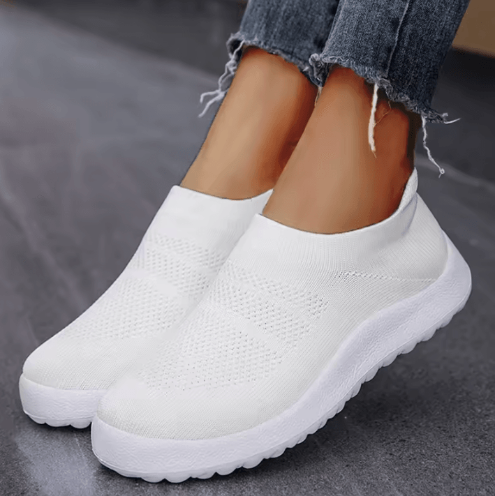 2024 Womens Breathable Slip-On Sport Sneakers – Lightweight Comfortable Running and Casual Shoes