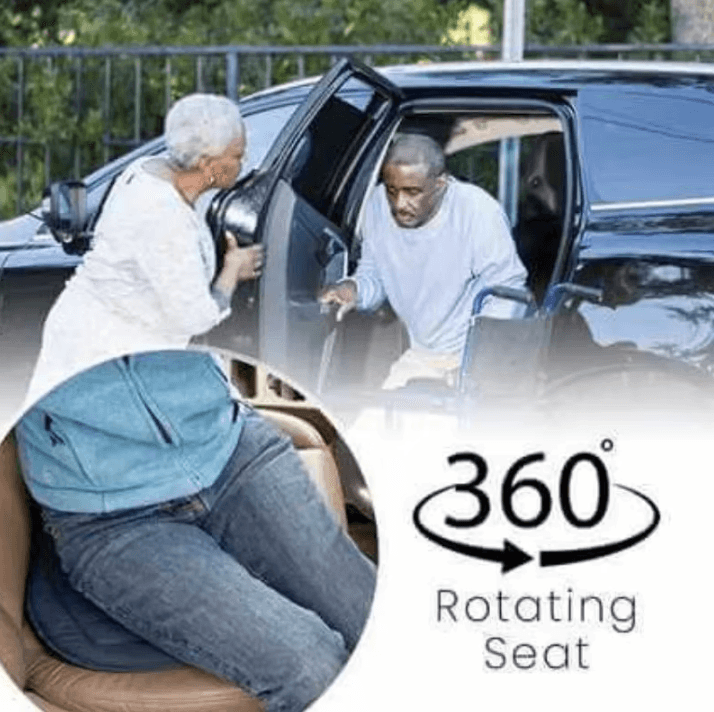 360 Degree Rotating Seat Cushion – Memory Foam Swivel Car an | Inspire ...