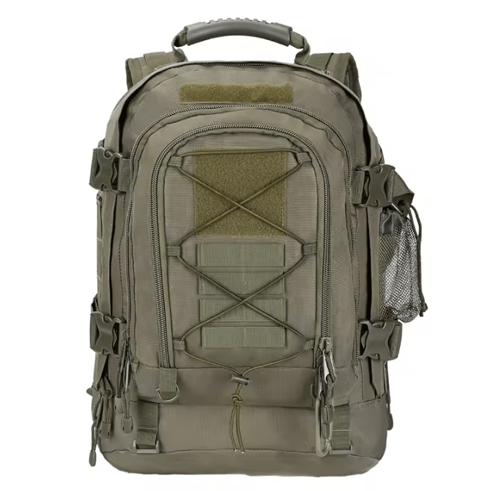 65L Tactical Backpack – Outdoor Hiking, Military MOLLE Large Capacity Travel Rucksack