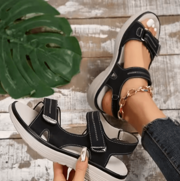 Summer Wedge Sandals for Women 2026 – Lightweight Non Slip Casual Platform Beach Shoes (Plus Size)