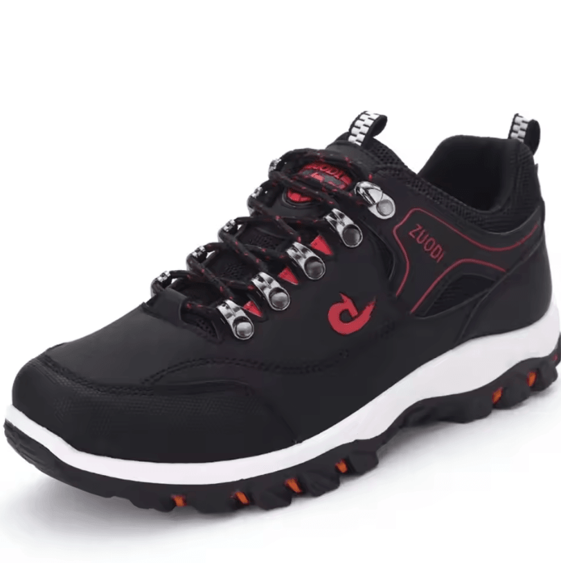 Mens Leather Casual Shoes – Lightweight Walking Sneakers for Spring, Autumn and Winter
