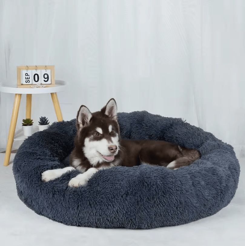 Plush Dog Bed – Washable Fluffy Sofa Basket Bed for Small, Medium and Large Dogs