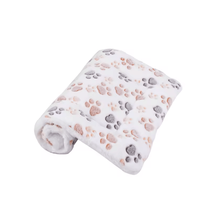 Flannel Dog Bed Blanket – Thickened Washable Cushion Mat for Puppies and Pets