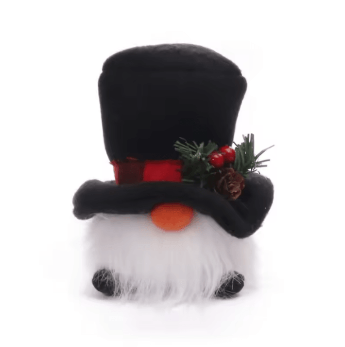 Christmas LED Ornament – Santa Gnome Plush Doll Pendant for Tree & Holiday Decoration