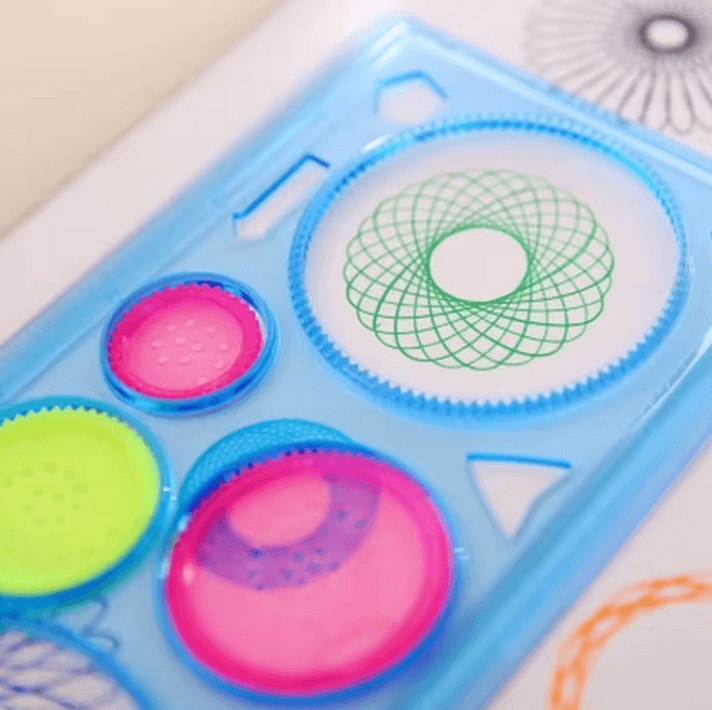 Creative Geometry Ruler Tool - Multifunctional Painting & Drawing Student Art Puzzle Tracer
