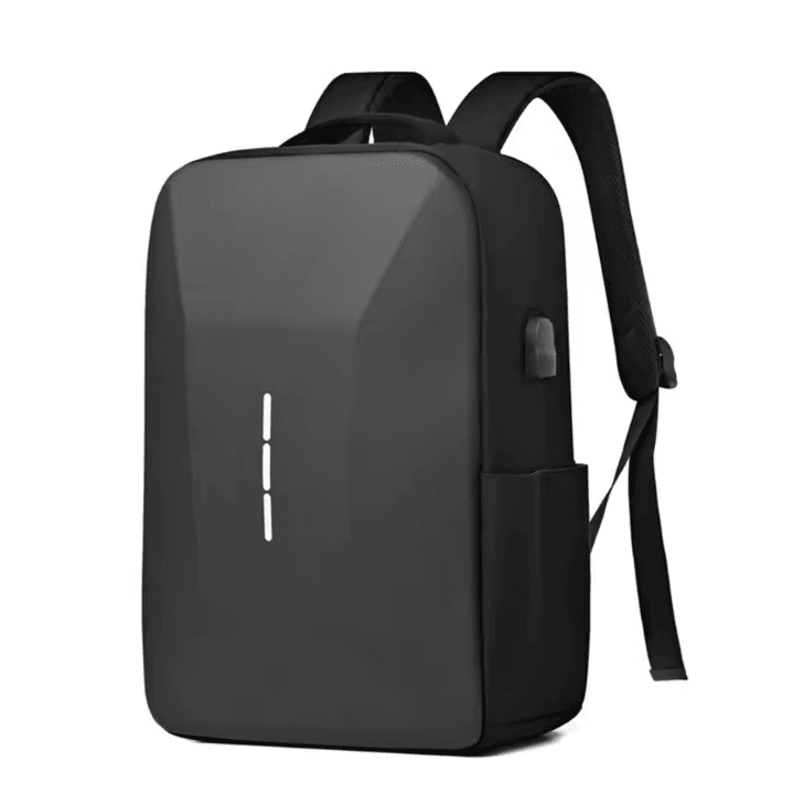 SecurePort 17-Inch Portable Casual Laptop Backpack – Large Capacity Waterproof Daypack with USB Charging & Password Lock
