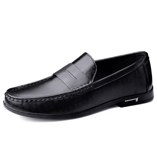 Genuine Leather Mens Casual and Office Formal Loafers Breathable Driving Shoes Plus Size