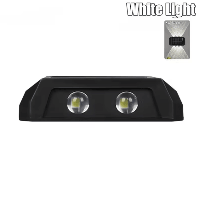 Solar Wall Light IP65 Waterproof LED Safety Up and Down Lighting for Outdoor Patio Yard Garden