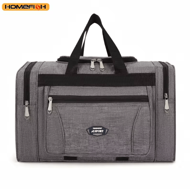 HOMEFISH Oxford Waterproof Travel Duffel Bag Large Capacity Weekend Luggage Bag