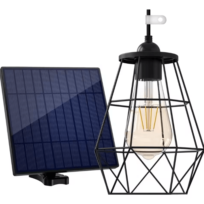 Solar Pendant Lights Indoor and Outdoor Super Bright Waterproof Solar Shed Light for Bedroom Living Room Garden Garage