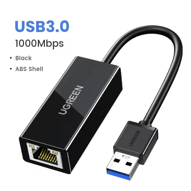 UGREEN USB 3.0 Ethernet Adapter Network Card to RJ45 LAN for PC and Devices