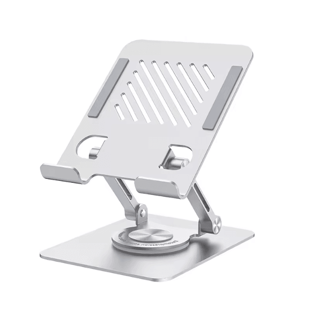 ST04 Aluminum 360 Rotating Portable Tablet Stand for Desk iPad and More