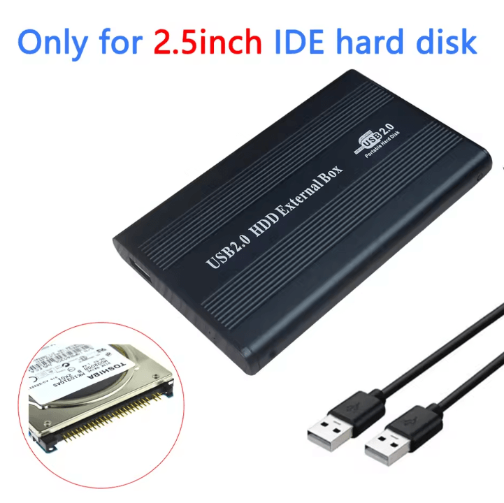 USB2.0 IDE to SATA Hard Drive Enclosure for 2.5 and 3.5 Inch HDD