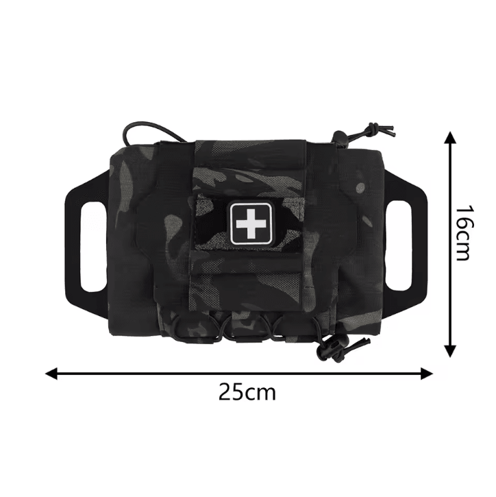 Tactical IFAK First Aid Kit – MOLLE Medical Emergency Survival Pouch for Outdoor, Hunting & Rapid Response