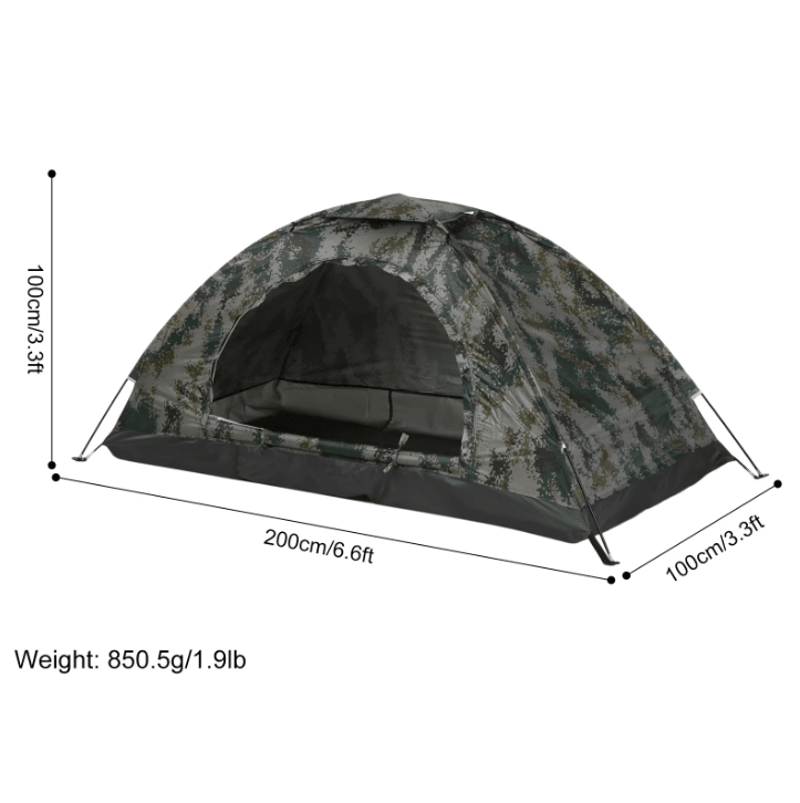 Tomshoo Ultralight Camping Tent 1 or 2 Person Portable Hiking Shelter with UPF 30 Sun Protection