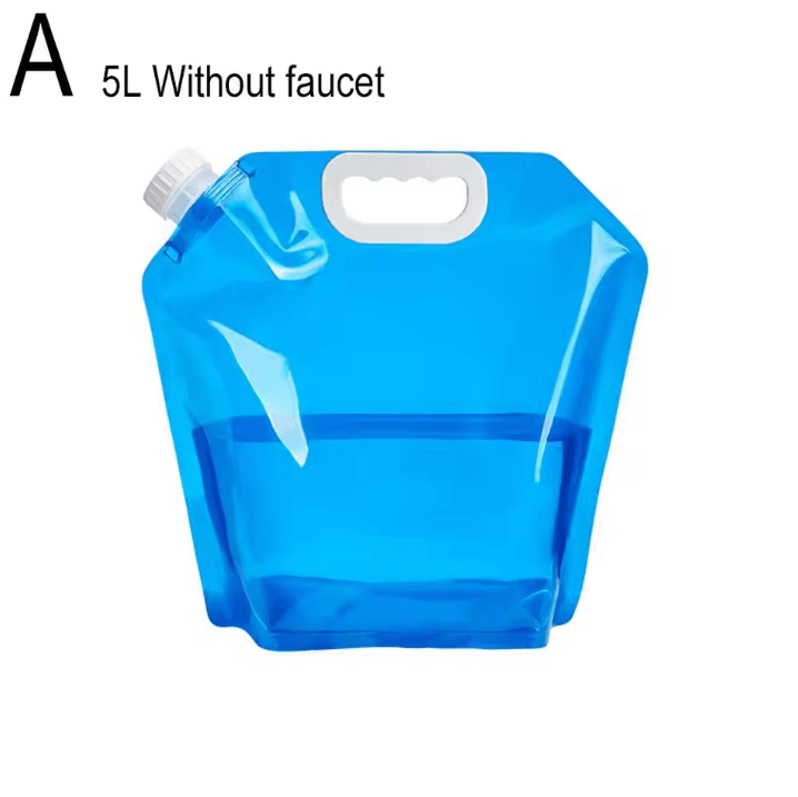 Foldable Camping Water Container – 5L/10L Portable Outdoor Water Storage Bag for Hiking, Travel & Emergency Use