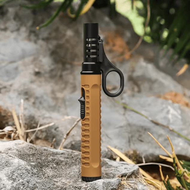 1300 Degree Camping Torch Igniter Portable Butane Flame Torch Lighter for BBQ Stove Camping and Outdoor Cooking