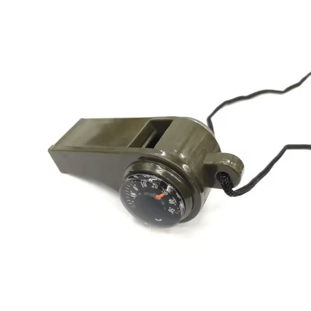 3 in 1 Survival Whistle Compass Thermometer Emergency Outdoor Safety Whistle Tool for Camping Hiking Sports