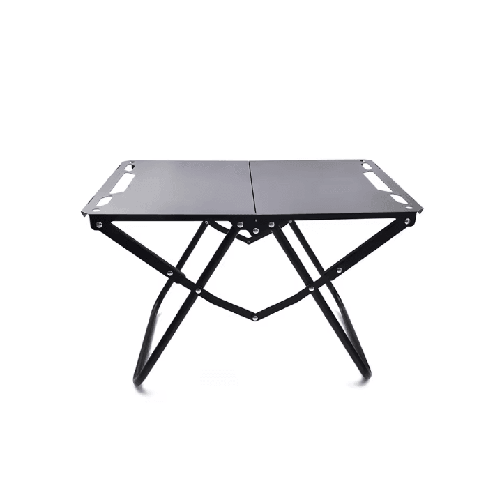 Portable Foldable Beach Picnic Table Lightweight Camping Table for Sand with Hanging Edge Storage for Outdoor Camping